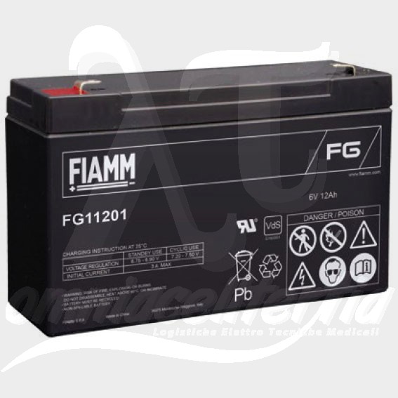 Batteria Pb 6V 12Ah per FIAMM
