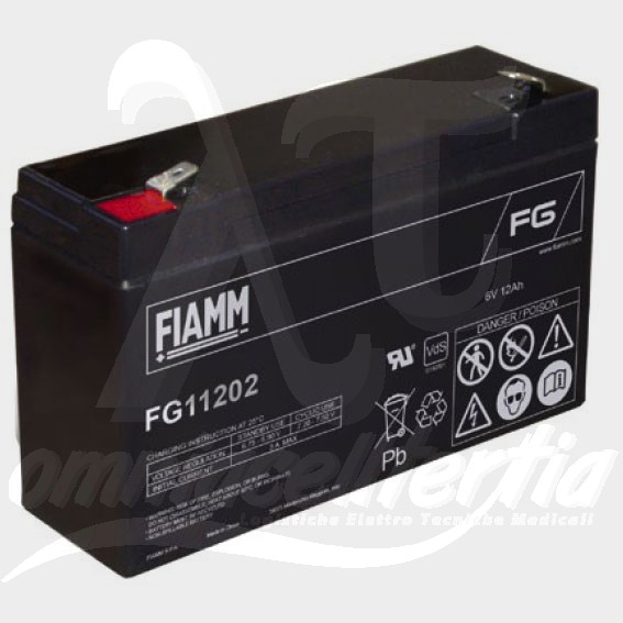 Batteria Pb 6V 12Ah per FIAMM