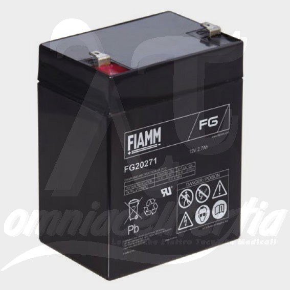 Batteria Pb 12V 2.7Ah per FIAMM