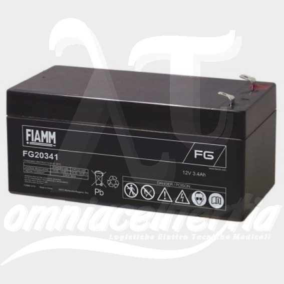 Batteria Pb 12V 3.4Ah per FIAMM