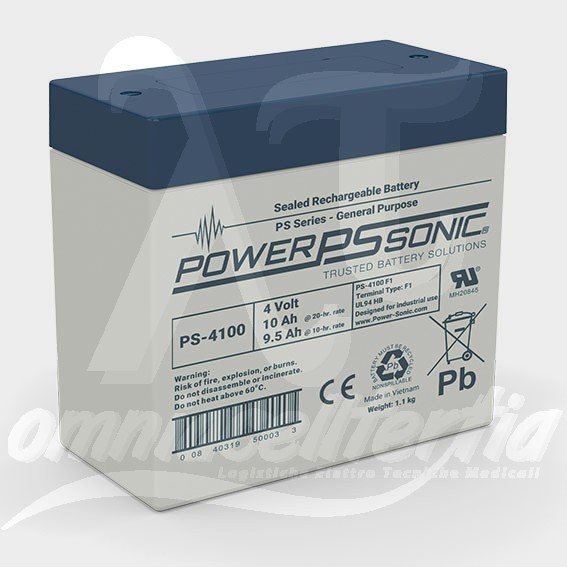 Batteria Pb 4,0V 10Ah per Power-Sonic