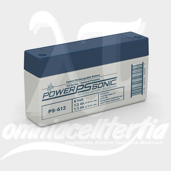 Batteria Pb 6,0V 1.2Ah per Power-Sonic