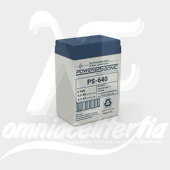 Batteria Pb 6,0V 4.5Ah per Power-Sonic