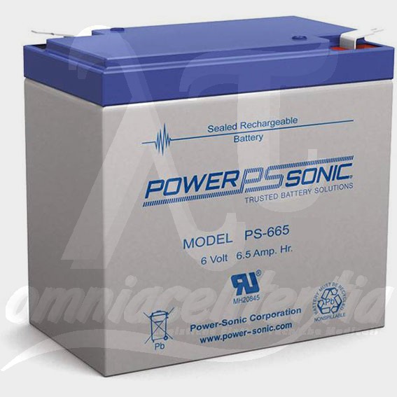 Batteria Pb 6,0V 7.5Ah per Power-Sonic