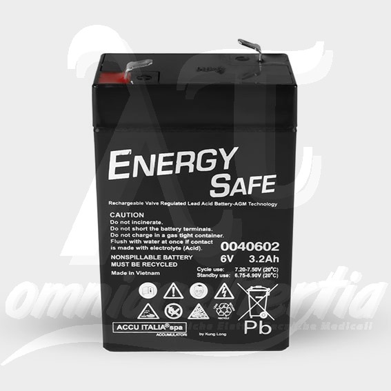Battery Pb 6V 3.2Ah for ENERGY SAFE