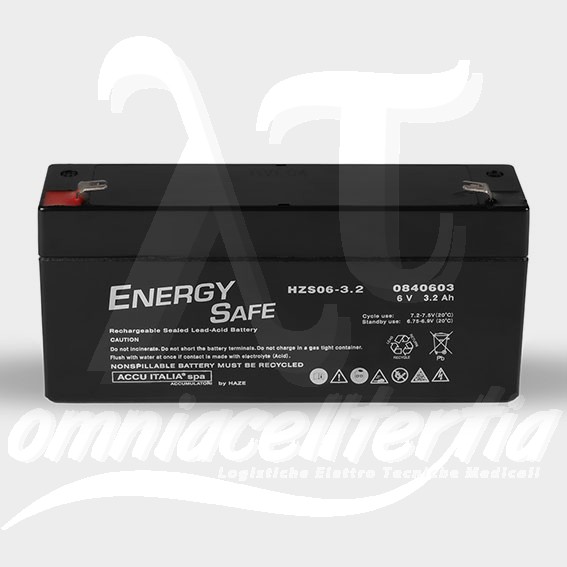 Battery Pb 6V 3.2Ah for ENERGY SAFE