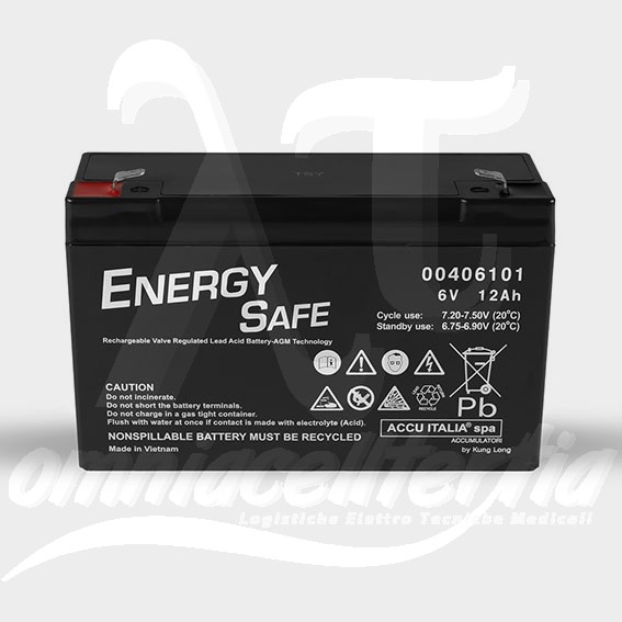 Battery Pb 6V 12Ah for ENERGY SAFE