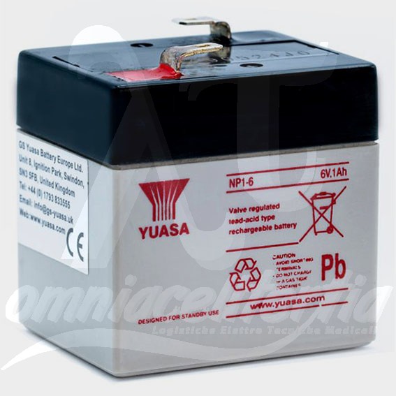 Battery Pb 6V 1Ah for YUASA