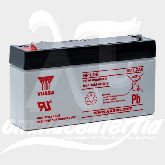 Battery Pb 6V 1.2Ah for YUASA