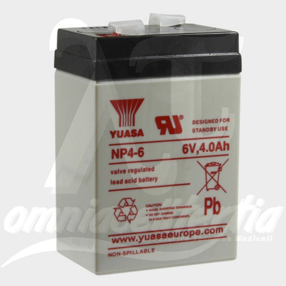 Battery Pb 6V 4Ah for YUASA