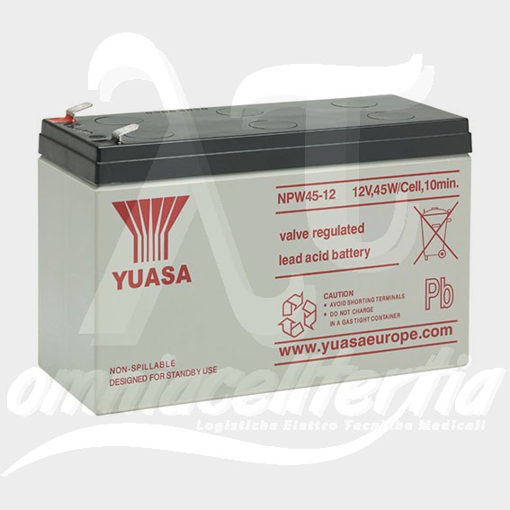 Battery Pb 12V 7.5Ah for YUASA