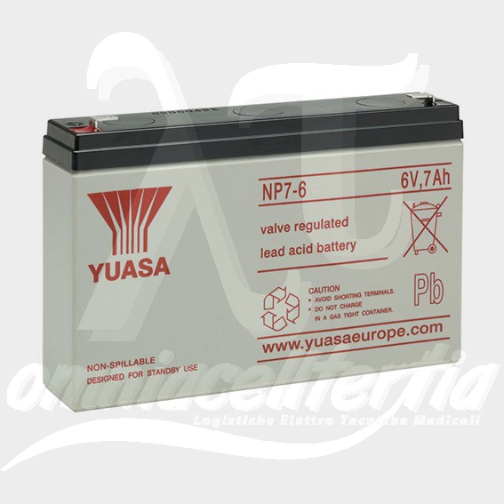 Battery Pb 6V 7Ah for YUASA