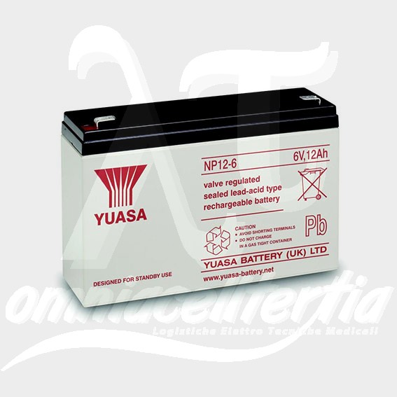 Battery Pb 6V 12Ah for YUASA