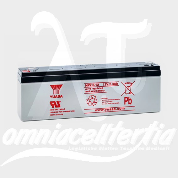 Battery Pb 12V 2.3Ah for YUASA