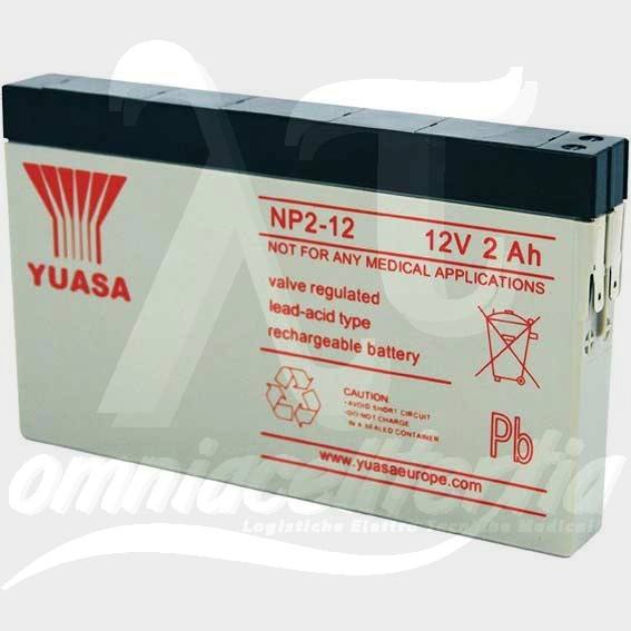 Battery Pb 12V 2Ah for YUASA