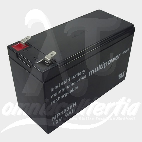 Battery Pb 12V 9Ah for MULTIPOWER