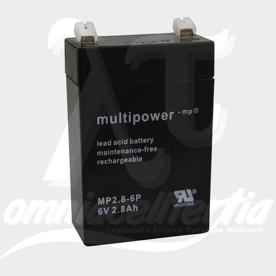 Battery Pb 6V 2.8Ah for MULTIPOWER