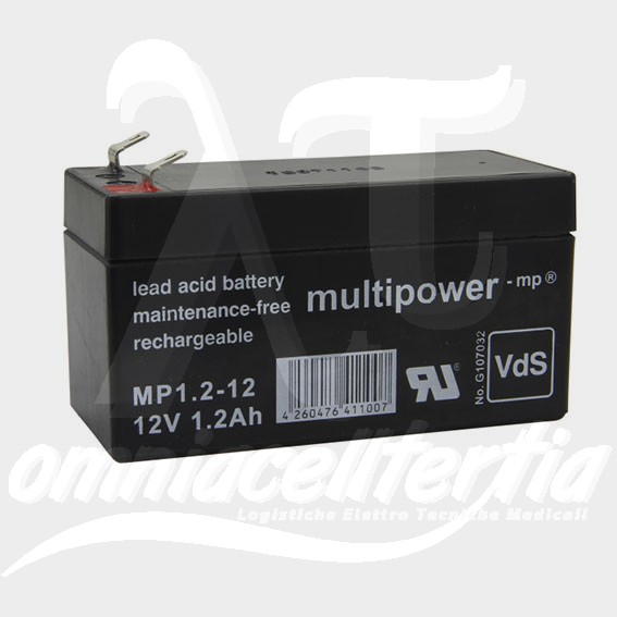 Battery Pb 12V 1.2Ah for MULTIPOWER
