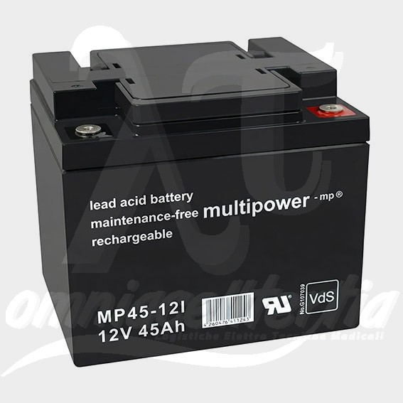 Battery Pb 12V 45Ah for MULTIPOWER