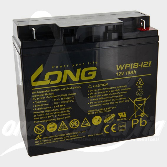 Battery Pb 12V 18Ah for LONG