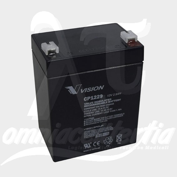 Battery Pb 12V 2.9Ah for VISION