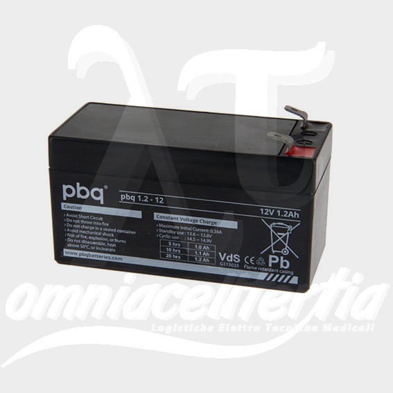 Battery Pb 12V 1.2Ah for PBQ
