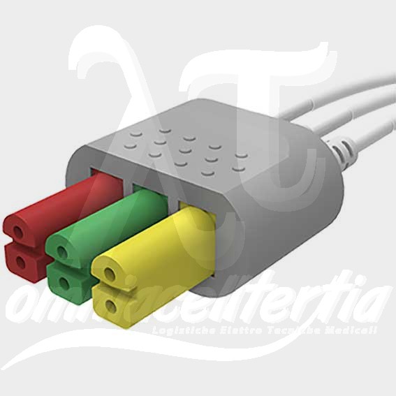 Set 3 Terminazioni a Pinzetta DUAL per ADECON, ARTEMA S&W, BIOCARE, BIOLIGHT, BIONET, BYOSIS, COLIN, COMEN, CRITICARE SYSTEMS CSI, DATASCOPE, DATEX, DRÄGER SIEMENS, ESAOTE, FUKUDA DENSHI, GE, GOLDWAY, HELLIGE, HUNTLEIGH, INVIVO, KONTRON, MEK, MELA, MENNEN, METSIS, MINDRAY, MONITOR, NEC, NIHON KOHDEN, PACE-TECH, PETAŞ, PHILIPS, RGB, SAADAT, SCHILLER, SPACELABS, SPENGLER, UTAS, ÜZÜMCÜ, WELLCH ALLYN, ZOLL