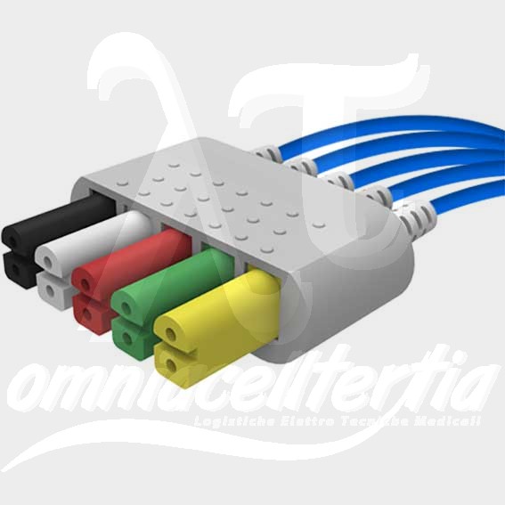 Set 5 Terminazioni a Pinzetta DUAL C/Protezione ESU per ADECON, ARTEMA S&W, BIOCARE, BIOLIGHT, BIONET, COLIN, COMEN, CRITICARE SYSTEMS CSI, DATASCOPE, DATEX, DRÄGER SIEMENS, ESAOTE, FUKUDA DENSHI, GE, GOLDWAY, HELLIGE, HUNTLEIGH, INNOMED, INVIVO, KONTRON, METSIS, MEK, MENNEN, MINDRAY, MONITOR, NEC, NIHON KOHDEN, PACE-TECH, PALCO, PETAŞ, PHILIPS, RGB, SAADAT, SCHILLER, SPACELABS, SPENGLER, UTAS, ÜZÜMCÜ, WELLCH ALLYN, ZOLL