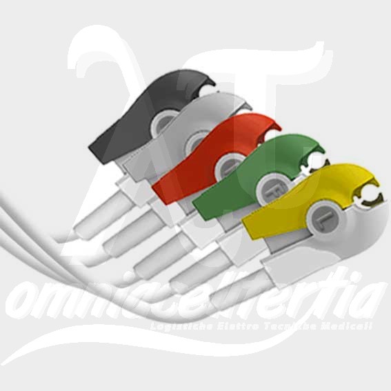 Set 5 Terminazioni a Pinzetta DUAL per ADECON, ARTEMA S&W, BIOCARE, BIOLIGHT, BIONET, COLIN, COMEN, CRITICARE SYSTEMS CSI, DATASCOPE, DATEX, DRÄGER SIEMENS, ESAOTE, FUKUDA DENSHI, GE, GOLDWAY, HELLIGE, HUNTLEIGH, INNOMED, INVIVO, KONTRON, METSIS, MEK, MENNEN, MINDRAY, MONITOR, NEC, NIHON KOHDEN, PACE-TECH, PALCO, PETAŞ, PHILIPS, RGB, SAADAT, SCHILLER, SPACELABS, SPENGLER, UTAS, ÜZÜMCÜ, WELLCH ALLYN, ZOLL