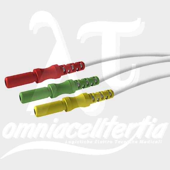 Set 3 Terminazioni a Pinzetta DIN per ADECON, ARTEMA S&W, BIOCARE, BIOLIGHT, BIONET, BYOSIS, COLIN, COMEN, CRITICARE SYSTEMS CSI, DATASCOPE, DATEX, DRÄGER SIEMENS, ESAOTE, FUKUDA DENSHI, GE, GOLDWAY, HELLIGE, HUNTLEIGH, INVIVO, KONTRON, MEK, MELA, MENNEN, METSIS, MINDRAY, MONITOR, NEC, NIHON KOHDEN, PACE-TECH, PETAŞ, PHILIPS, RGB, SAADAT, SCHILLER, SPACELABS, SPENGLER, UTAS, ÜZÜMCÜ, WELLCH ALLYN, ZOLL