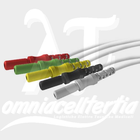 Set 5 Terminazioni a Pinzetta DIN per ADECON, ARTEMA S&W, BIOCARE, BIOLIGHT, BIONET, COLIN, COMEN, CRITICARE SYSTEMS CSI, DATASCOPE, DATEX, DRÄGER SIEMENS, ESAOTE, FUKUDA DENSHI, GE, GOLDWAY, HELLIGE, HUNTLEIGH, INNOMED, INVIVO, KONTRON, METSIS, MEK, MENNEN, MINDRAY, MONITOR, NEC, NIHON KOHDEN, PACE-TECH, PALCO, PETAŞ, PHILIPS, RGB, SAADAT, SCHILLER, SPACELABS, SPENGLER, UTAS, ÜZÜMCÜ, WELLCH ALLYN, ZOLL