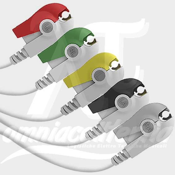 Set 5 Terminazioni a Pinzetta DIN per ADECON, ARTEMA S&W, BIOCARE, BIOLIGHT, BIONET, COLIN, COMEN, CRITICARE SYSTEMS CSI, DATASCOPE, DATEX, DRÄGER SIEMENS, ESAOTE, FUKUDA DENSHI, GE, GOLDWAY, HELLIGE, HUNTLEIGH, INNOMED, INVIVO, KONTRON, METSIS, MEK, MENNEN, MINDRAY, MONITOR, NEC, NIHON KOHDEN, PACE-TECH, PALCO, PETAŞ, PHILIPS, RGB, SAADAT, SCHILLER, SPACELABS, SPENGLER, UTAS, ÜZÜMCÜ, WELLCH ALLYN, ZOLL