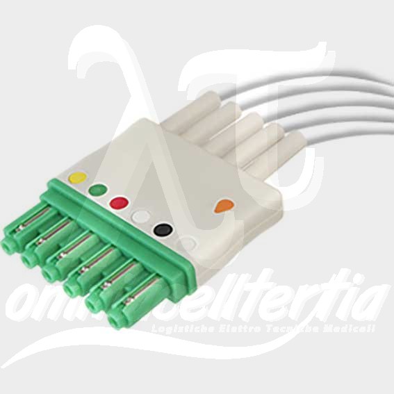 Set 5 Terminazioni a Pinzetta per DRÄGER SIEMENS