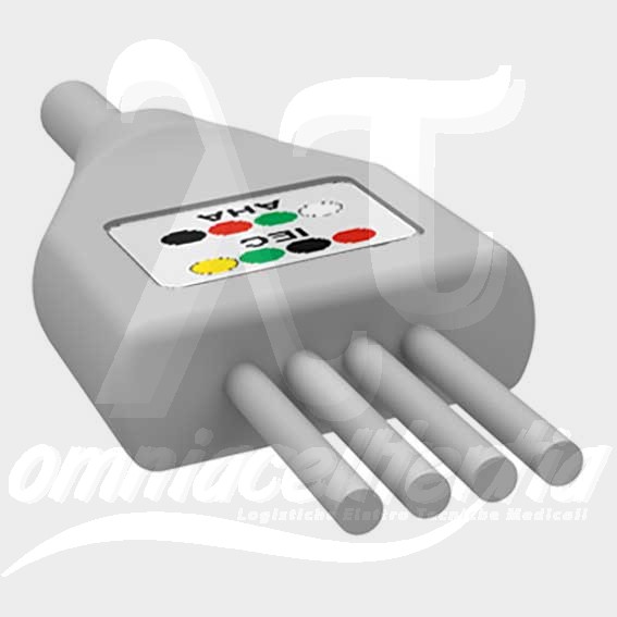 Complete Cable With Clamps 4 Leads for CORPULS