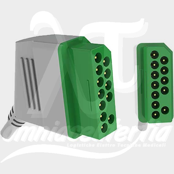 Trunk Cable ECG 3/6 Leads DIN 300 cm for NIHON KOHDEN