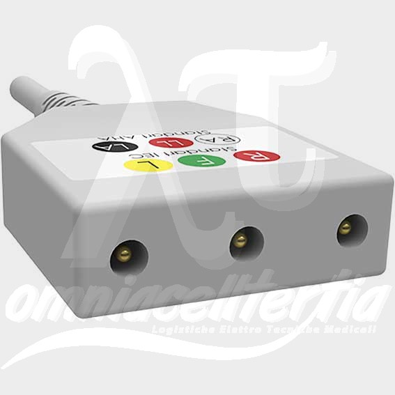 Cavo Base ECG 3 Vie DIN per NIHON KOHDEN