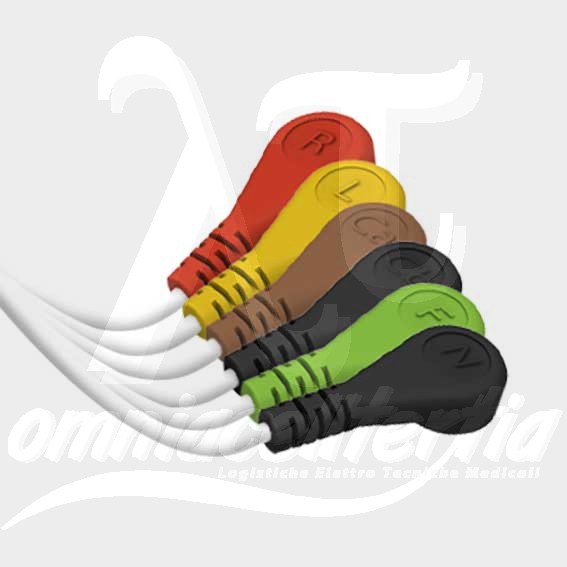 Set 6 Terminazioni a Bottone per NIHON KOHDEN