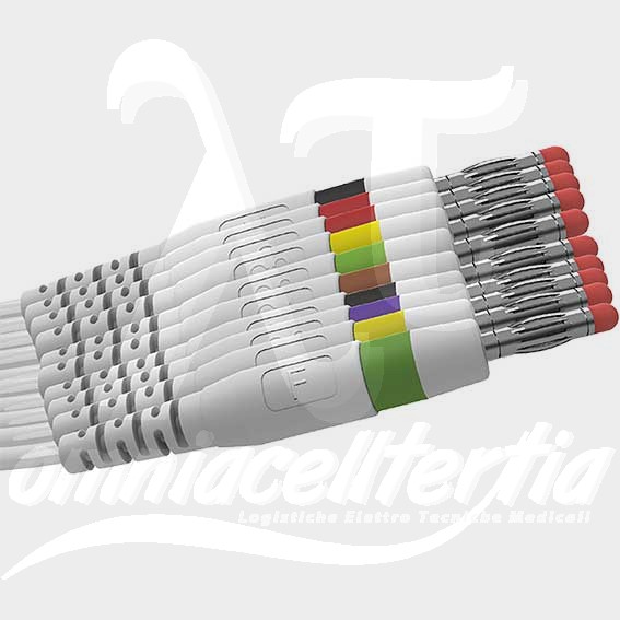 Cavo Continuo 10 Vie Con Terminazioni A Banana per SIEMENS, BURDICK