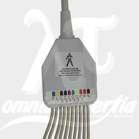 Cavo Continuo 10 Vie Con Terminazioni A Banana per CARDIOLINE