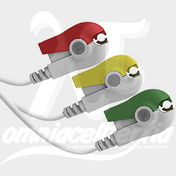 Set 3 Terminazioni a Pinzetta per NIHON KOHDEN