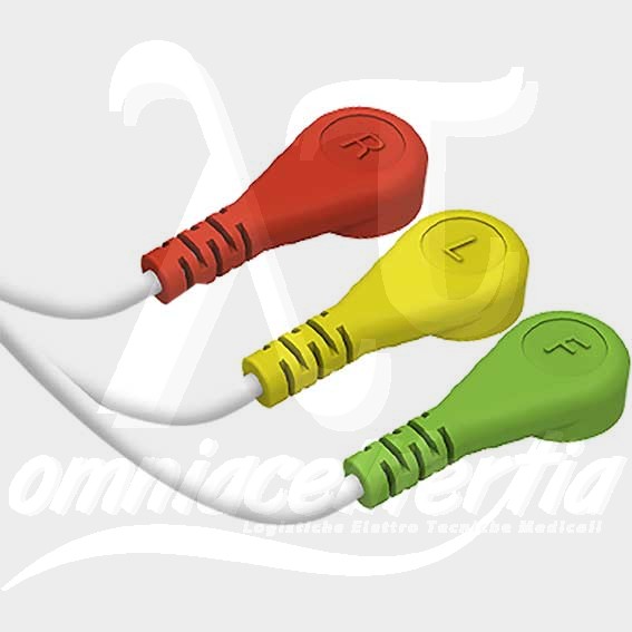 Set 3 Terminazioni a Bottone per NIHON KOHDEN