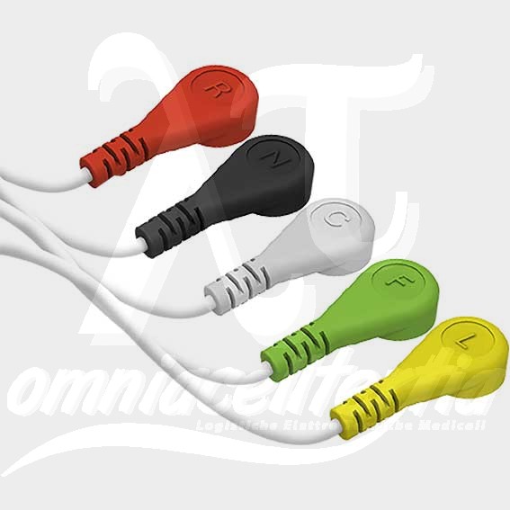 Complete Cable With Snap 5 Leads for MINDRAY