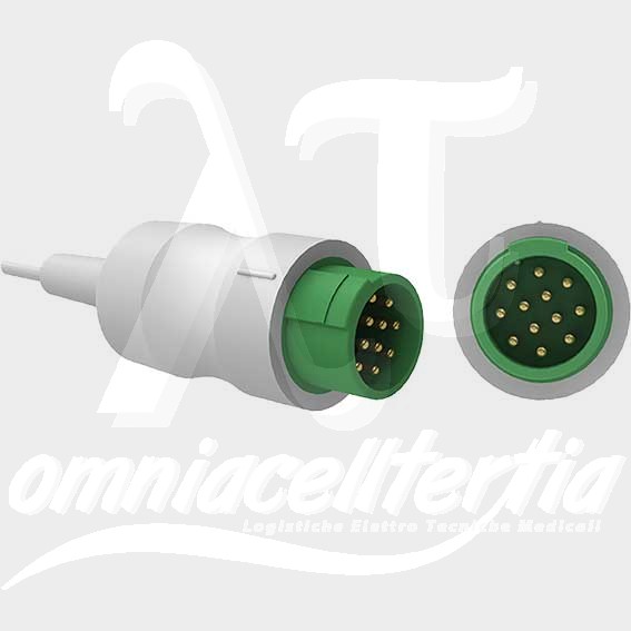 Complete Cable With Clamps 5 Leads 370 cm for KONTRON