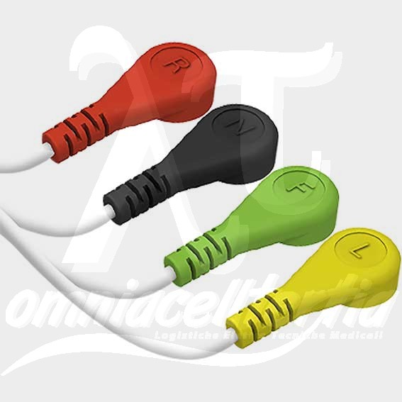 4-Adrige Komplettkabel Mit Druckknopf für METSIS